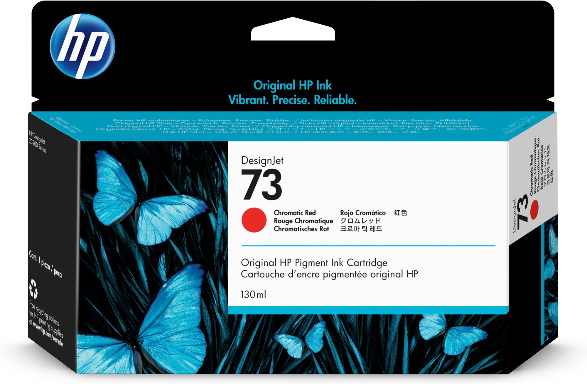 HP No 73 Chromatic Red Standard Capacity Ink Cartridge 130ml - CD951A - GRADE A STOCK