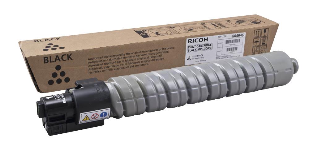 Ricoh C3000E Black Standard Capacity Toner Cartridge 20k pages for MP C3000 - 884946 - GRADE A STOCK