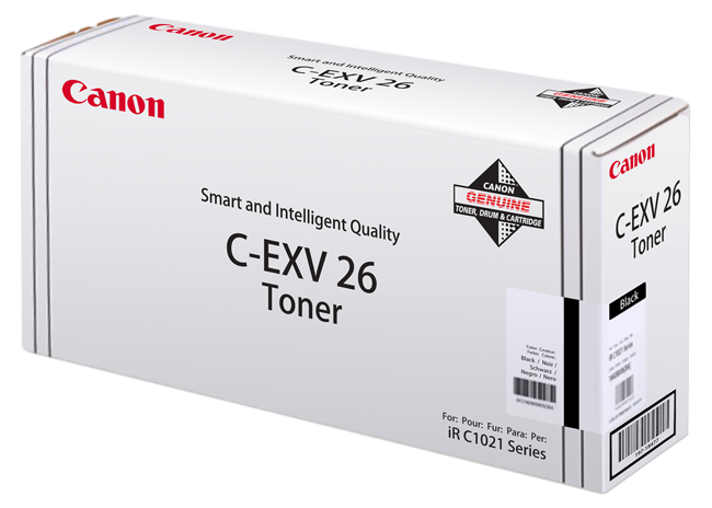 Canon EXV26BK Black Standard Capacity Toner Cartridge 6k pages - 1660B006 - GRADE A STOCK