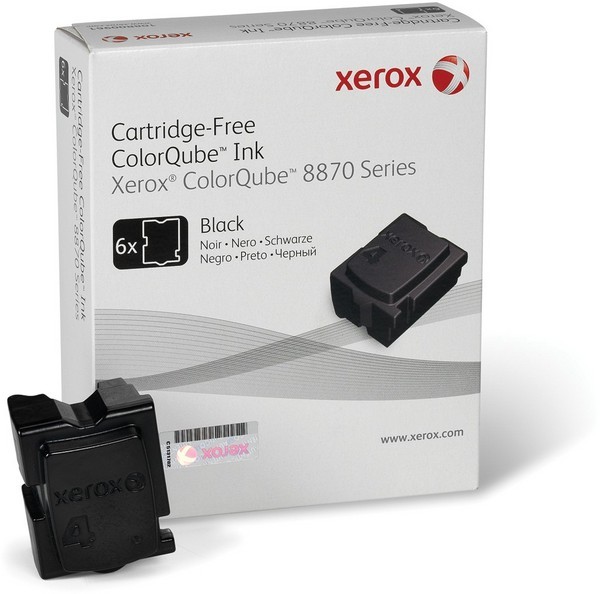 Xerox Black Standard Capacity Solid Ink 16.7k pages for 8870 8880 - 108R00957 - GRADE A STOCK