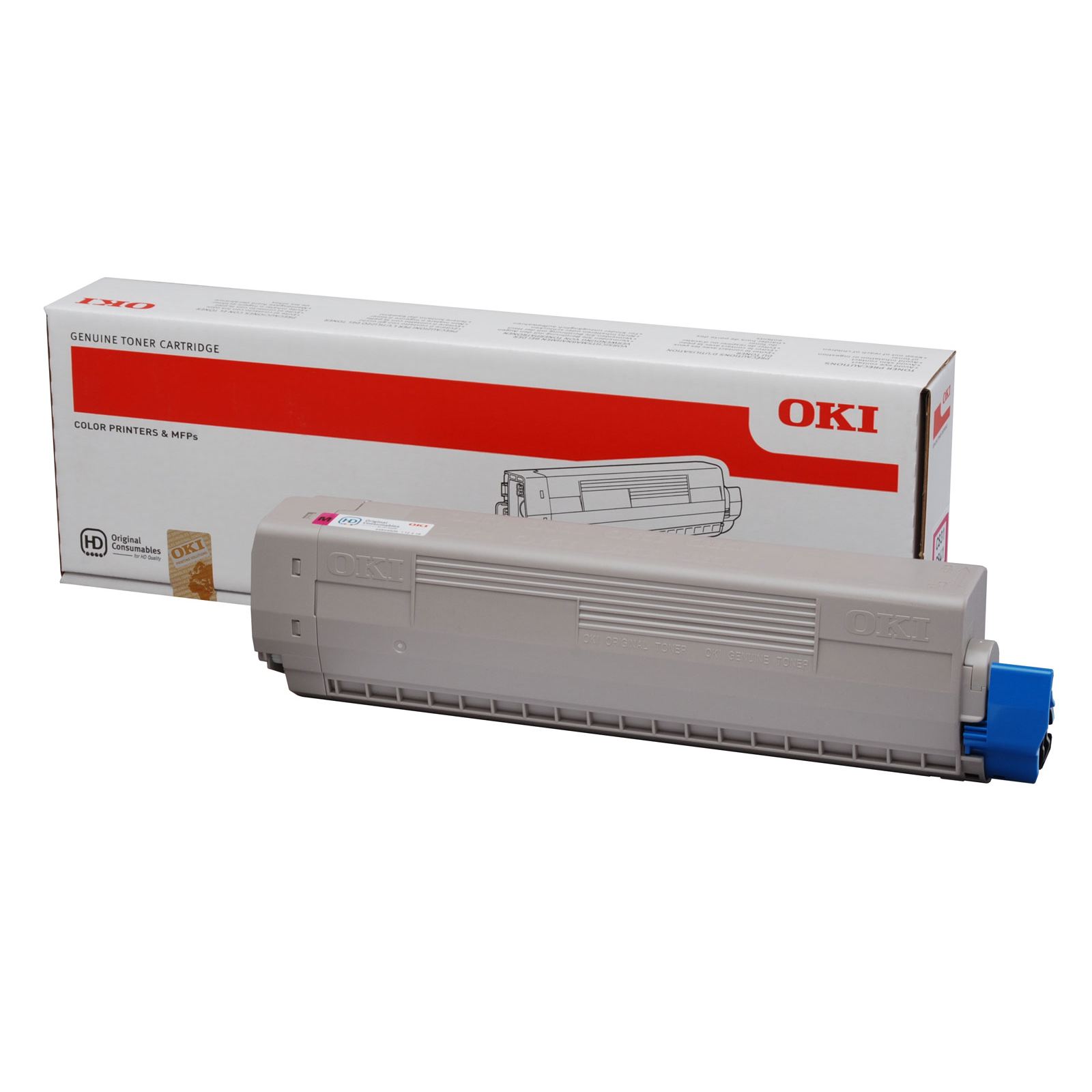 OKI Magenta Toner Cartridge 10K pages - 44844506 - GRADE A STOCK