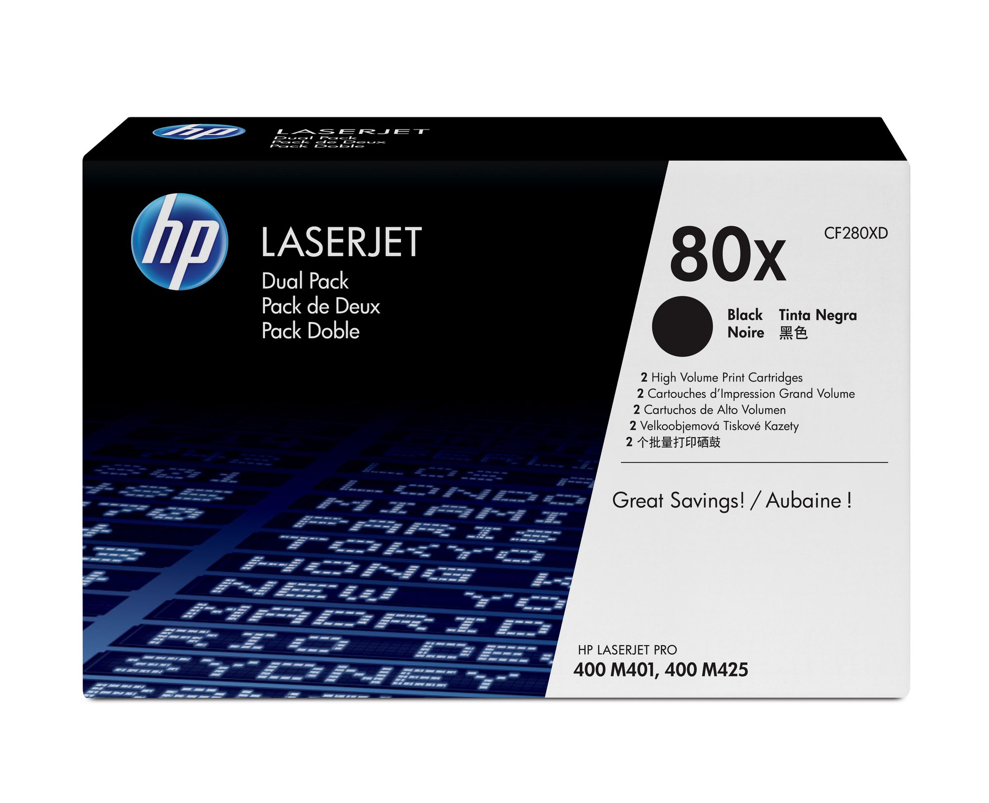 HP CF280X (80X) Black Toner