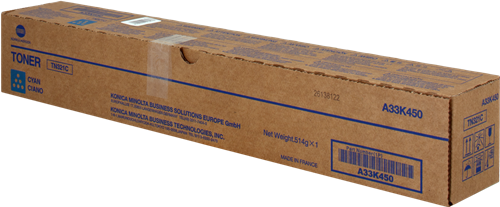 Konica Minolta TN321C Cyan Toner Cartridge 25k pages for Bizhub C224/224e/284/284e/364/364e - A33K450 - GRADE A STOCK
