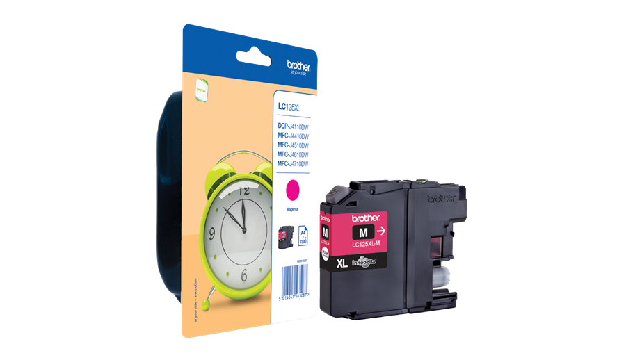 Brother Magenta High Capacity Ink Cartridge 8ml - LC125XLM - GRADE A STOCK