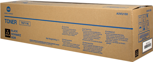 Konica Minolta A3VU450 TN711C Cyan Toner