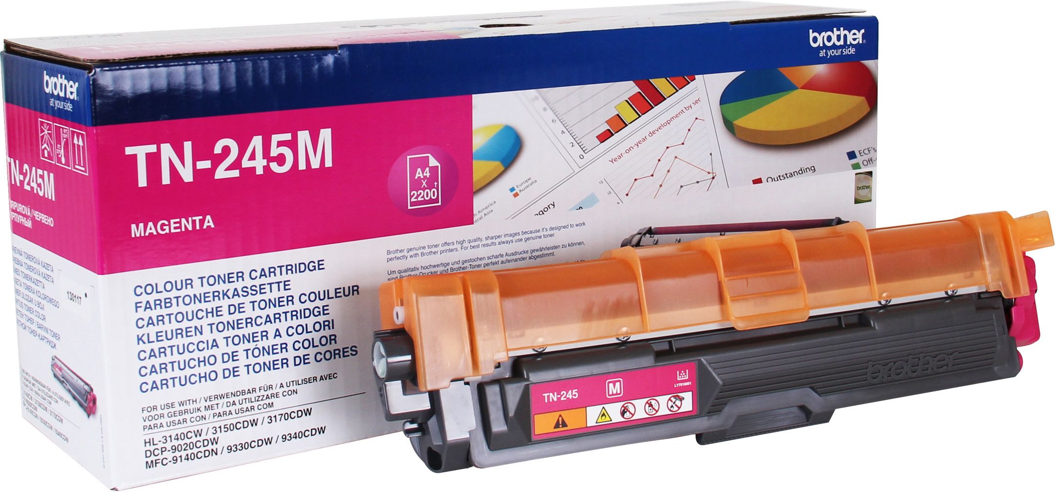 Brother TN245C Cyan Toner 2.2K