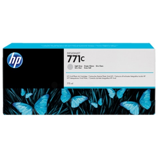 HP No 771C Light Gray Standard Capacity Ink Cartridge 775ml - B6Y14A - GRADE A STOCK