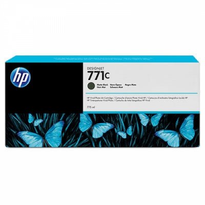 HP No 771C Matte Black Standard Capacity Ink Cartridge 775ml - B6Y07A - GRADE A STOCK