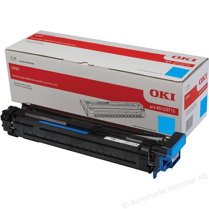 OKI Cyan Drum Unit 40K pages - 45103715 - GRADE A STOCK
