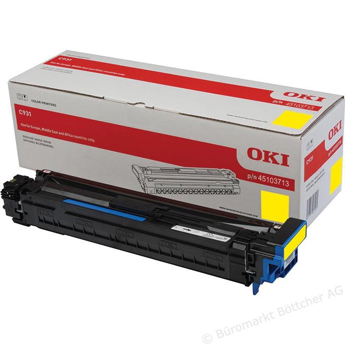 OKI Yellow Drum Unit 40K pages - 45103713 - GRADE A STOCK