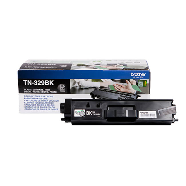 Brother Black Toner Cartridge 6k pages - TN329BK - REBOXED