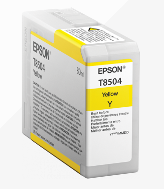 Epson T8504 Yellow Ink Cartridge 80ml - C13T850400 - GRADE A STOCK