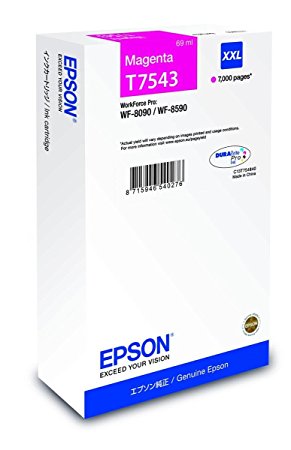 Epson T7543 Magenta Ink Cartridge 69ml - C13T754340 - GRADE A STOCK