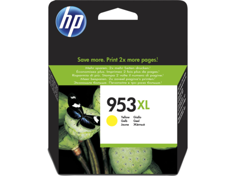 HP 953XL Yellow High Yield Ink Cartridge 20ml for HP OfficeJet Pro 8210/8710/8720/8730/8740 - F6U18AE - GRADE A STOCK