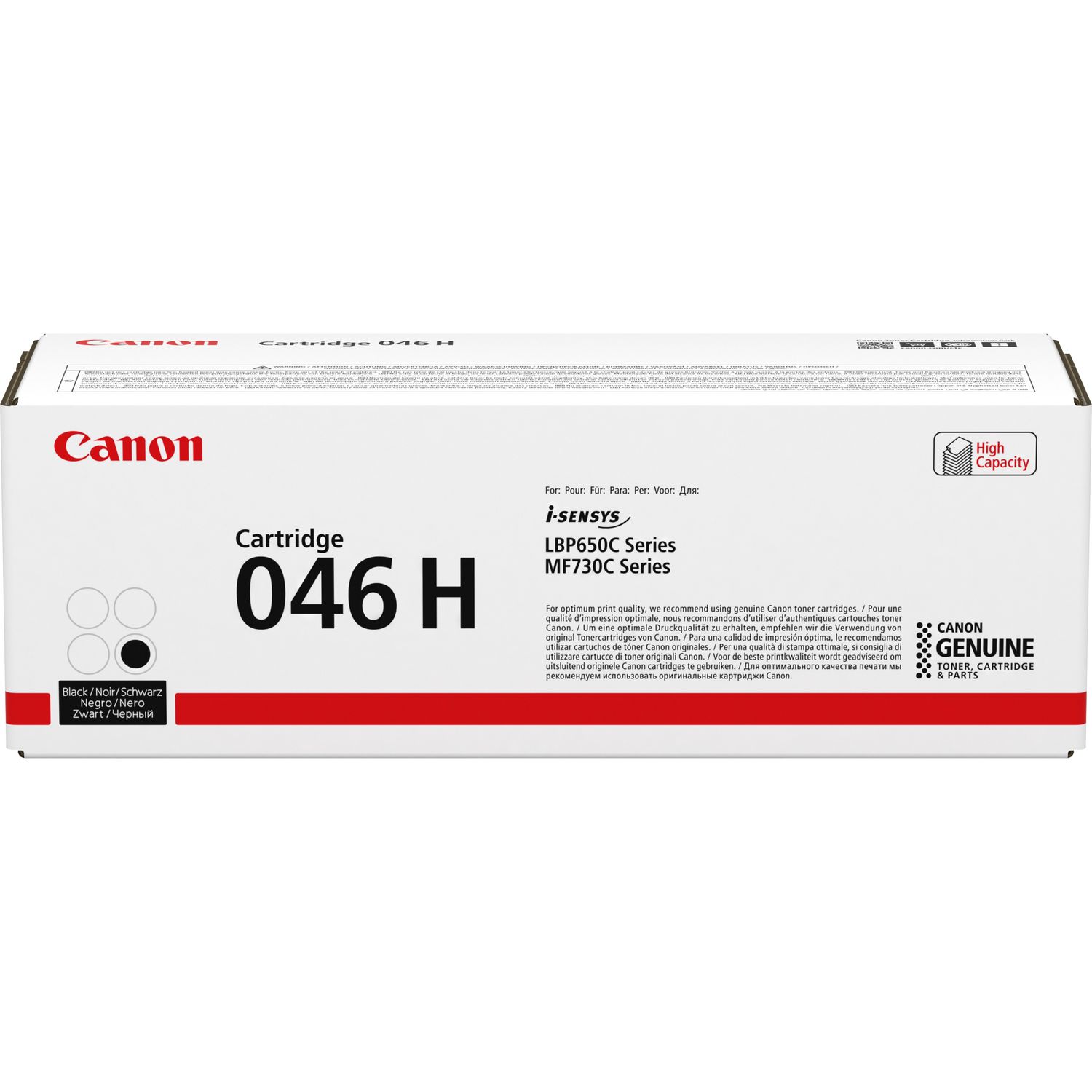 Canon 1253C002 (046H) High Capacity Cyan Toner 5K