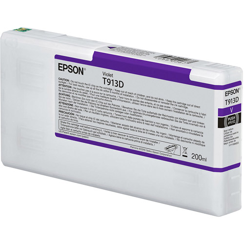 Epson T913D Violet Ink Cartridge 200ml - C13T913D00 - GRADE A STOCK