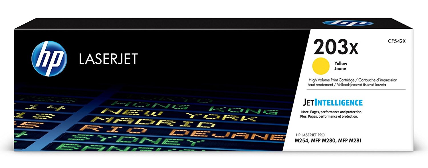 HP CF542A (203A) Toner yellow 1.3K pages