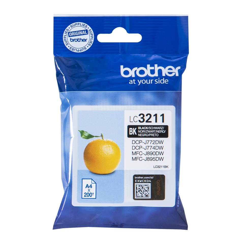 Brother LC227XLBK Ink Cartridge Black 1.2K Pages 25ml