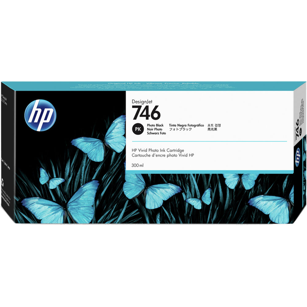 HP 746 Photo Black Standard Capacity Ink Cartridge - P2V82A - GRADE A STOCK