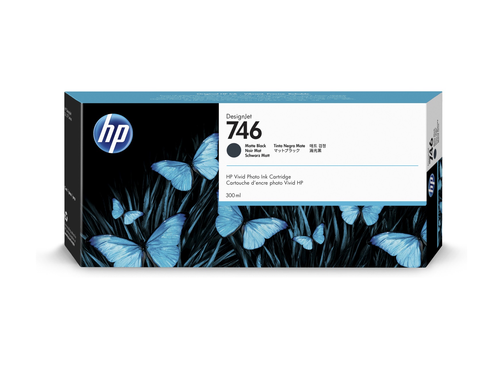 HP 746 Matte Black Standard Capacity Ink Cartridge 300ml - P2V83A - GRADE A STOCK