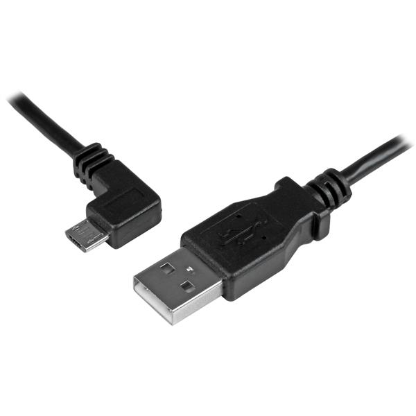 Startech.Com 1M A To Left Angle Micro Usb Cable