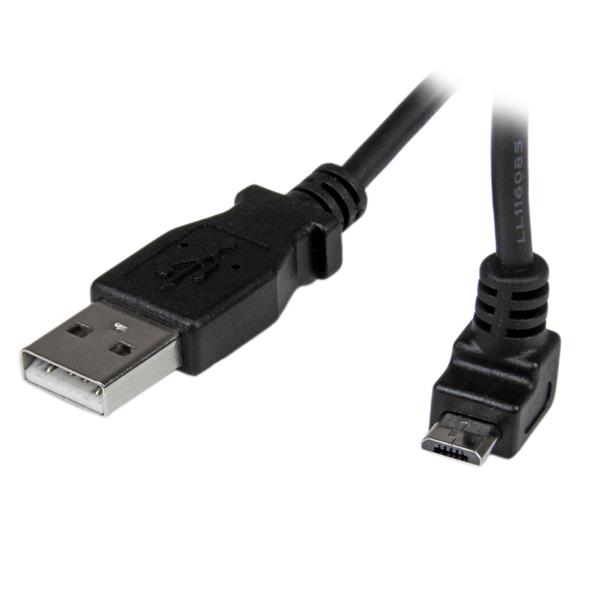 Startech.Com 1M Up Angle Micro Usb Cable