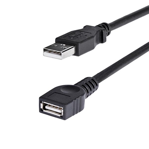 Startech.Com 6 Ft Black Usb 2.0 Extension Cable