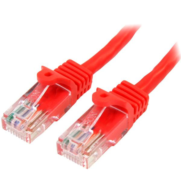 Startech.Com 5M Red Snagless Cat5e Patch Cable