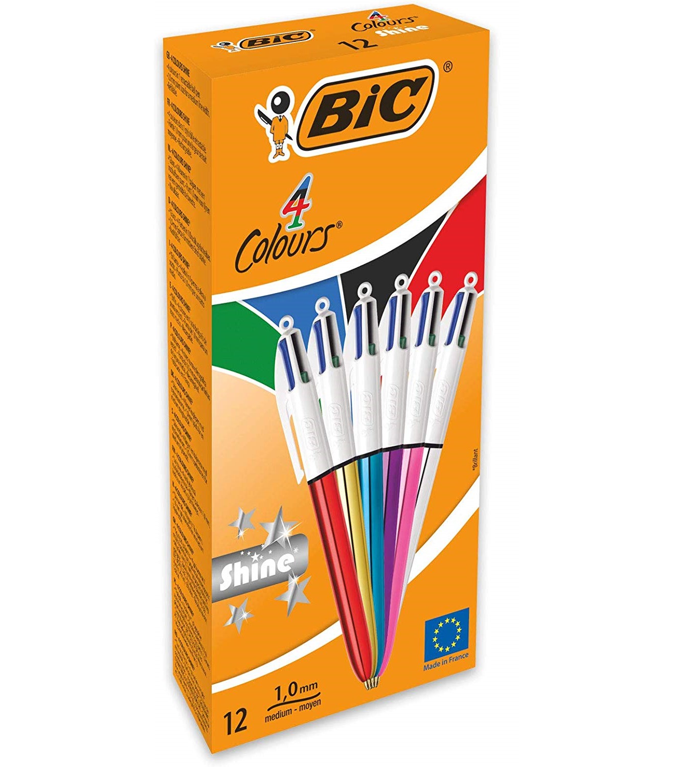 BIC Cristal Soft Ball Pen Black Medium Pack of 50