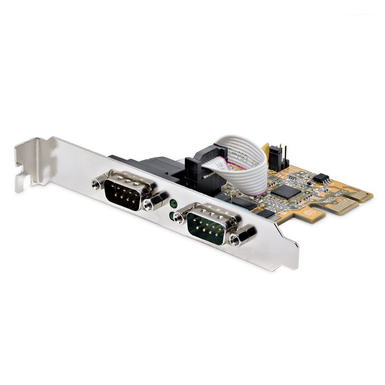 Startech.Com 2-Port Pci Express Serial Interface Card - Dual Port Pcie To Rs232