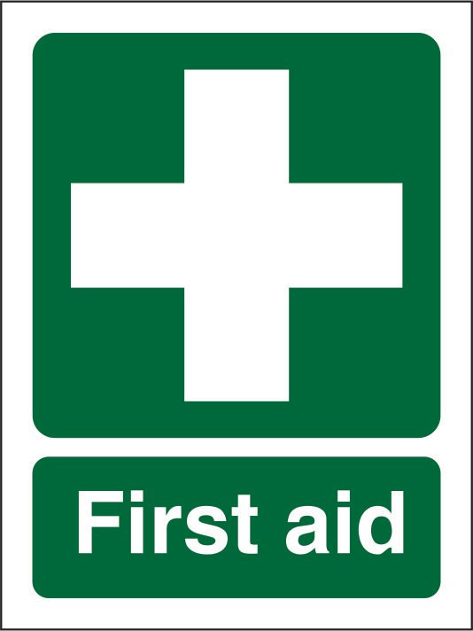 SECO Safe Procedure Sign First Aid Self Adhesive Vinyl 150x200mm ...