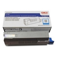OKI Cyan Toner Cartridge 11.5K pages - 44318607 - GRADE A STOCK