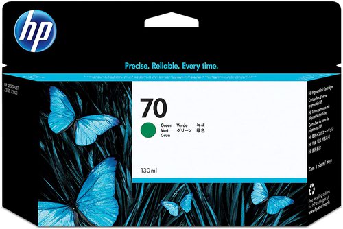 HP No 70 Green Standard Capacity Ink Cartridge 130ml - C9457A