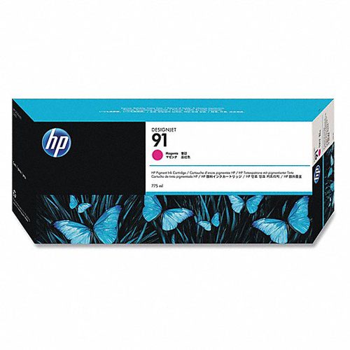 HP No 91 Magenta Standard Capacity Ink Cartridge 775ml - C9468A