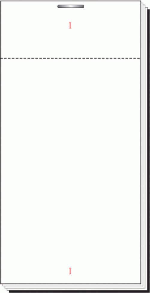 Pukka Pads Restaurant Pad Single Part Numbered Pages 64mm x 127mm White (Pack 5) - 7076-RES