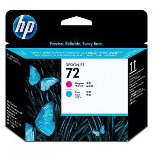 HP No 72 Magenta Cyan Standard Capacity Print head Cartridge - C9383A