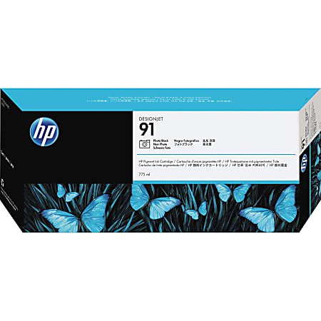 HP No 91 Photo Black Standard Capacity Ink Cartridge 775ml - C9465A