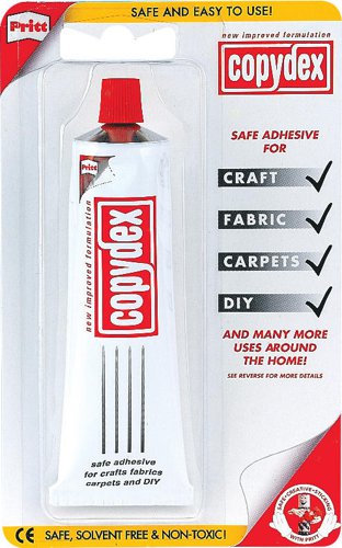 Copydex Adhesive Glue Tube Solvent Free and Non-Toxic 50ml - 2862926