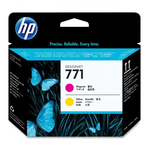 HP No 771 Magenta and Yellow Printhead - CE018A