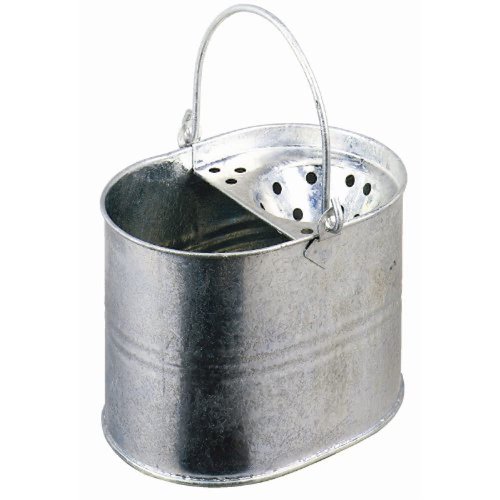 ValueX Galvanised Steel Bucket With Wringer 13 Litre - 0907006