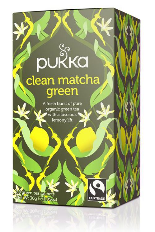 Pukka Tea Clean Matcha Green Tea Envelopes (Pack 20) - 05060229014436