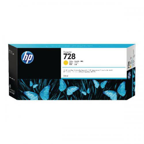 HP No 728 Yellow Standard Capacity Ink Cartridge 300ml - F9K15A