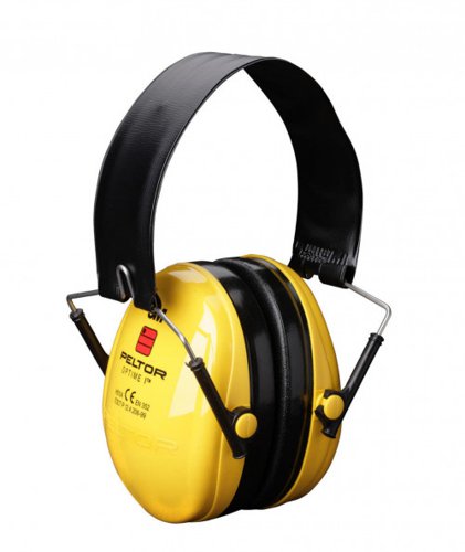 3M Peltor Optime Comfort  Folding Headband Ear Defenders Yellow (Pack 1) - H510F-404-GU