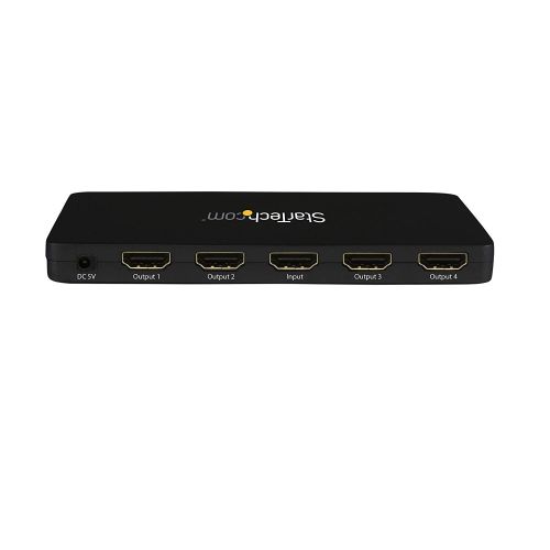 Startech.com 4K HDMI 4 Port Video Splitter Aluminium Housing 4K 30Hz