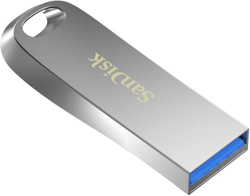 SanDisk Ultra Luxe 512GB USB 3.1 Gen 1 Silver Flash Drive