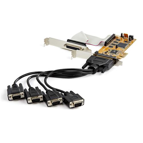 StarTech.com 8-Port PCI Express RS232 Serial Adapter Card 16C1050 UART