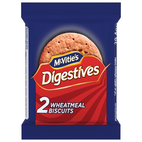 McVities Digestive Biscuit Two Pack Portions (Pack 24) - 0401061