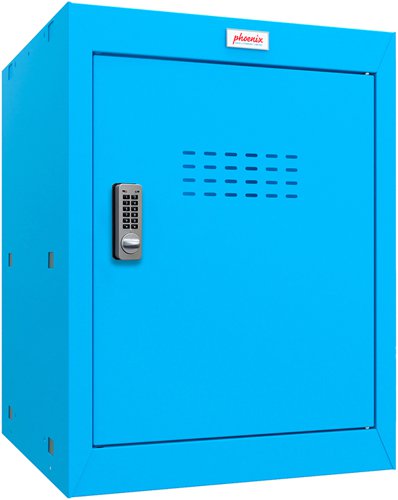 Phoenix CL Series Size 2 Cube Locker in Blue with Electronic Lock CL0544BBE