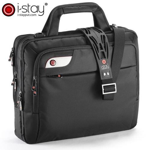 i-Stay 15.6in Laptop Organiser Briefcase Bag Black  - IS0104