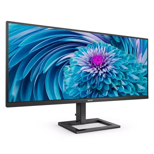 Philips E Line 346E2LAE 34 Inch 3440 x 1440 Pixels Wide Quad HD VA Panel HDMI DisplayPort USB-C Monitor